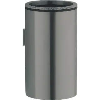 Стакан для зубных щеток Boheme Uno 10974-GM оружейная сталь